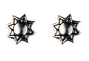 Silver Stud Earring Star 0.5cm