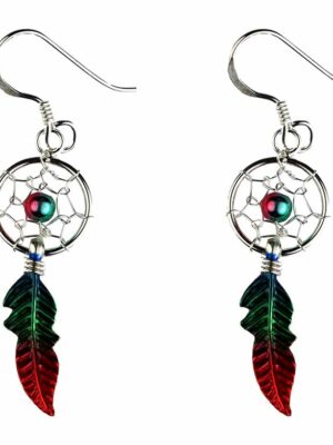 Silver Earring Dream Catcher