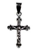 Silver Pendant Crucifix 2cm H