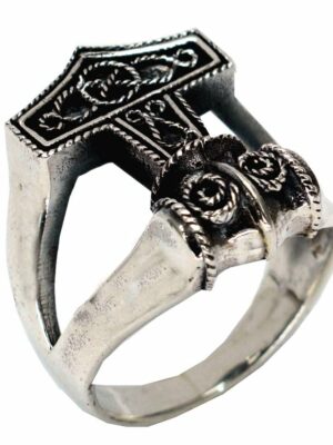 Silver Ring Thor Hammer