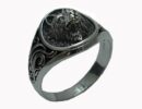 Silver Ring Wolf