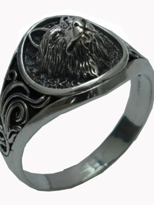 Silver Ring Wolf