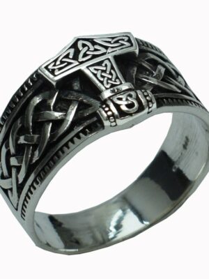 Silver Ring Thor Hammer