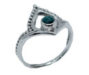 Silver Ring Turquoise Round