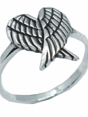 Silver Ring Angel Wings