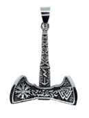 Silver Pendant Viking Axe