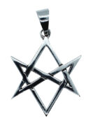 Silver Pendant Pentagram