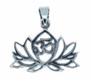 Silver Pendant Lotus