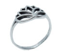 Silver Ring Lotus