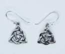 Silver Earing Triangle Celtic