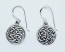 Silver Earing Round Celtic