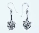 Silver Earing Celtic Drop