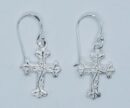 Silver Earing Cross