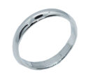 Silver Ring Wedding Band 4mm