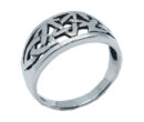 Silver Ring Pentagram Celtic