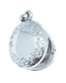 Pendant Silver Locket Circle
