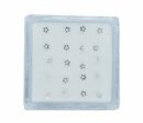 Silver Nose Stud Star 20pc