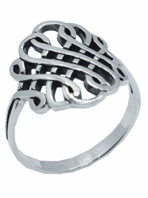 Silver Ring Celtic Waves