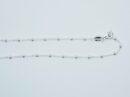 Silver Chain 3 beads (Various Sizes)