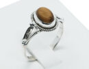 Silver Ring Tiger Eye Stone