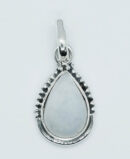 Silver Pendant Rainbow 8x12 mm