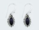 Silver Earring MRQ Amethyst