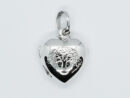 Silver Locket Heart TOL