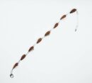 Silver Amber Bracelet Links