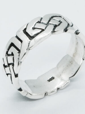 Silver Ring Celtic Band 8mm