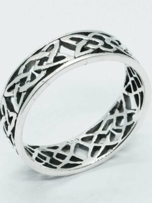 Silver Ring Celtic Band 7mm