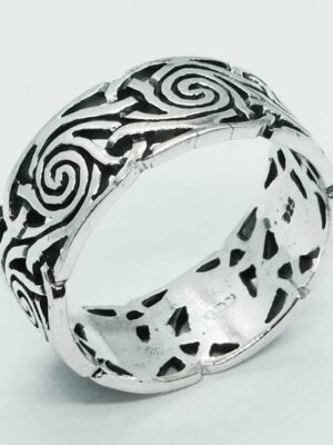 Silver Ring Celtic Band 10mm