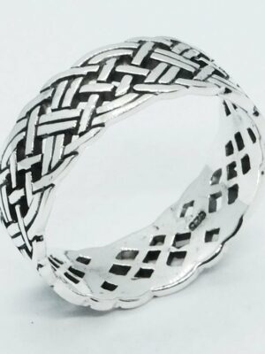 Silver Ring Celtic Band 8mm