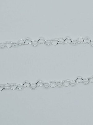 Silver Chain Heart (Various Sizes)