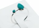 Silver Ring Turquoise PearDrop