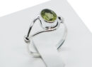 Silver Ring Cut Peridot