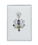 Silver Pendant Multi 7 Chakras
