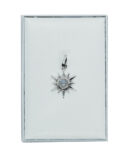 Silver Pendant Sun Rainbow