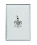 Silver Pendant Lotus Rainbow