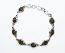 Silver Bracelet Tiger Eye