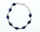 Silver Bracelet Lapis