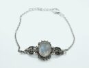 Silver Bracelet Moonstone