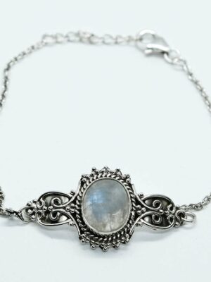 Silver Bracelet Moonstone