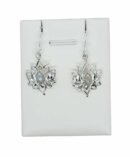 Silver Earring Lotus Rainbow