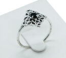 Silver Ring Filigree Onyx