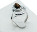 Silver Ring Moon Tiger Eye