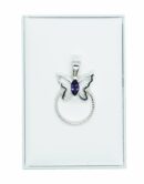 Silver Pendant Butterfly Amethyst