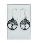 Silver Earring Tree of Life