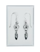 Silver Earring Moon Goddess