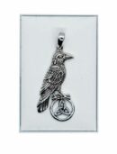 Silver Pendant Raven on Trinity