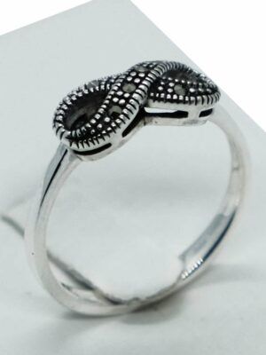 Silver Ring Marcasite Eternity